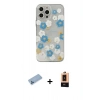 MARSİLYAN™- iPhone 13 Pro Max Kılıf Eksen Asil Prime - Şeffaf Maxco Cam Ekran Koruyucu + Shine Kamera Lens Koruma Cam - MI