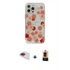 MARSİLYAN™- iPhone 13 Pro Max Kılıf Eksen Asil Prime - Şeffaf Maxco Cam Ekran Koruyucu + Pers Alüminyum Kamera Lens - KI