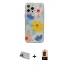 MARSİLYAN™- iPhone 13 Pro Max Kılıf Eksen Asil Prime - Şeffaf Maxco Cam Ekran Koruyucu + Rainbow Kamera Lens Koruma Cam - MR