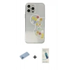MARSİLYAN™- iPhone 13 Pro Max Kılıf Eksen Asil Prime - Şeffaf Pasifik Cam Ekran Koruyucu + Shine Kamera Lens Koruma Cam - MI