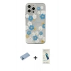 MARSİLYAN™- iPhone 13 Pro Max Kılıf Eksen Asil Prime - Şeffaf Pasifik Cam Ekran Koruyucu + Shine Kamera Lens Koruma Cam - MI
