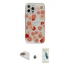 MARSİLYAN™- iPhone 13 Pro Max Kılıf Eksen Asil Prime - Şeffaf Pasifik Cam Ekran Koruyucu + Pers Alüminyum Kamera Lens - GD