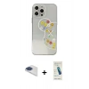 MARSİLYAN™- iPhone 13 Pro Max Kılıf Eksen Asil Prime - Şeffaf Pasifik Cam Ekran Koruyucu + Pers Alüminyum Kamera Lens - LT
