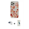 MARSİLYAN™- iPhone 13 Pro Max Kılıf Eksen Asil Prime - Şeffaf Pasifik Cam Ekran Koruyucu + Pers Alüminyum Kamera Lens - LT