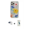 MARSİLYAN™- iPhone 13 Pro Max Kılıf Eksen Asil Prime - Şeffaf Pasifik Cam Ekran Koruyucu + Pers Alüminyum Kamera Lens - LT