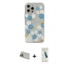 MARSİLYAN™- iPhone 13 Pro Max Kılıf Eksen Asil Prime - Şeffaf Pasifik Cam Ekran Koruyucu + Rainbow Kamera Lens Koruma Cam - REGD