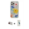 MARSİLYAN™- iPhone 13 Pro Max Kılıf Eksen Asil Prime - Şeffaf Pasifik Cam Ekran Koruyucu + Rainbow Kamera Lens Koruma Cam - KI