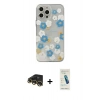 MARSİLYAN™- iPhone 13 Pro Max Kılıf Eksen Asil Prime - Şeffaf Pasifik Cam Ekran Koruyucu + Raze Metal Kamera Lens - GD
