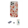 MARSİLYAN™- iPhone 13 Pro Max Kılıf Eksen Asil Prime - Şeffaf Pasifik Cam Ekran Koruyucu + Renkli Kamera Lens Koruma Cam - PE