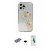 MARSİLYAN™- iPhone 13 Pro Max Kılıf Eksen Asil Prime - Şeffaf Pasifik Cam Ekran Koruyucu + Renkli Kamera Lens Koruma Cam - TU