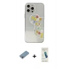 MARSİLYAN™- iPhone 13 Pro Max Kılıf Eksen Asil Prime - Şeffaf Pasifik Cam Ekran Koruyucu + Shine Kamera Lens Koruma Cam - GI