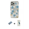 MARSİLYAN™- iPhone 13 Pro Max Kılıf Eksen Asil Prime - Şeffaf Pasifik Cam Ekran Koruyucu + Shine Kamera Lens Koruma Cam - PE
