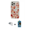 MARSİLYAN™- iPhone 13 Pro Max Kılıf Eksen Asil Prime - Siyah 18D Cam Ekran Koruyucu + Pers Alüminyum Kamera Lens - SABE