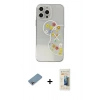 MARSİLYAN™- iPhone 13 Pro Max Kılıf Eksen Asil Prime - Siyah 6D Mat Seramik Hayalet Nano Ekran Koruyucu + Shine Kamera Lens Koruma Cam - GI