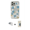 MARSİLYAN™- iPhone 13 Pro Max Kılıf Eksen Asil Prime - Siyah 6D Mat Seramik Hayalet Nano Ekran Koruyucu + Pers Alüminyum Kamera Lens - SABE