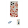 MARSİLYAN™- iPhone 13 Pro Max Kılıf Eksen Asil Prime - Siyah 6D Mat Seramik Hayalet Nano Ekran Koruyucu + Mavi Shine Kamera Lens Koruma Cam