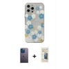 MARSİLYAN™- iPhone 13 Pro Max Kılıf Eksen Asil Prime - Siyah 6D Mat Seramik Hayalet Nano Ekran Koruyucu + Neon Fosforlu Kamera Lens - MI