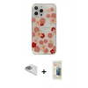 MARSİLYAN™- iPhone 13 Pro Max Kılıf Eksen Asil Prime - Siyah 6D Mat Seramik Hayalet Nano Ekran Koruyucu + Pers Alüminyum Kamera Lens - SABE