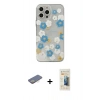 MARSİLYAN™- iPhone 13 Pro Max Kılıf Eksen Asil Prime - Siyah 6D Mat Seramik Hayalet Nano Ekran Koruyucu + Renkli Kamera Lens Koruma Cam - SI