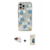 MARSİLYAN™- iPhone 13 Pro Max Kılıf Eksen Asil Prime - Siyah 6D Mat Seramik Hayalet Nano Ekran Koruyucu + Pers Alüminyum Kamera Lens - KI