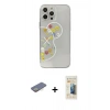 MARSİLYAN™- iPhone 13 Pro Max Kılıf Eksen Asil Prime - Siyah 6D Mat Seramik Hayalet Nano Ekran Koruyucu + Renkli Kamera Lens Koruma Cam - SI