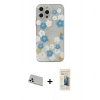 MARSİLYAN™- iPhone 13 Pro Max Kılıf Eksen Asil Prime - Siyah 6D Mat Seramik Hayalet Nano Ekran Koruyucu + Rainbow Kamera Lens Koruma Cam - BZ