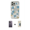 MARSİLYAN™- iPhone 13 Pro Max Kılıf Eksen Asil Prime - Siyah 6D Mat Seramik Hayalet Nano Ekran Koruyucu + Neon Fosforlu Kamera Lens - BZ