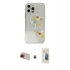 MARSİLYAN™- iPhone 13 Pro Max Kılıf Eksen Asil Prime - Siyah 6D Mat Seramik Hayalet Nano Ekran Koruyucu + Rainbow Kamera Lens Koruma Cam - KI