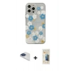 MARSİLYAN™- iPhone 13 Pro Max Kılıf Eksen Asil Prime - Siyah 6D Mat Seramik Hayalet Nano Ekran Koruyucu + Pers Alüminyum Kamera Lens - LT