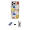 MARSİLYAN™- iPhone 13 Pro Max Kılıf Eksen Asil Prime - Siyah Bilvis 3D Cam Ekran Koruyucu + Metal Kamera Lens Koruma Cam - AKYL
