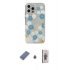 MARSİLYAN™- iPhone 13 Pro Max Kılıf Eksen Asil Prime - Siyah Bilvis 3D Cam Ekran Koruyucu + Metal Kamera Lens Koruma Cam - AKYL
