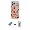 MARSİLYAN™- iPhone 13 Pro Max Kılıf Eksen Asil Prime - Siyah Bilvis 3D Cam Ekran Koruyucu + Metal Kamera Lens Koruma Cam - AKYL