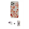 MARSİLYAN™- iPhone 13 Pro Max Kılıf Eksen Asil Prime - Siyah Bilvis 3D Cam Ekran Koruyucu + Pers Alüminyum Kamera Lens - GI