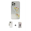 MARSİLYAN™- iPhone 13 Pro Max Kılıf Eksen Asil Prime - Siyah Bilvis 3D Cam Ekran Koruyucu + Shine Kamera Lens - GD