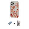 MARSİLYAN™- iPhone 13 Pro Max Kılıf Eksen Asil Prime - Siyah Bilvis 3D Cam Ekran Koruyucu + Shine Kamera Lens Koruma Cam - GI