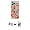 MARSİLYAN™- iPhone 13 Pro Max Kılıf Eksen Asil Prime - Siyah Bilvis 3D Mat Cam Ekran Koruyucu + Rainbow Kamera Lens Koruma Cam - MI