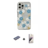 MARSİLYAN™- iPhone 13 Pro Max Kılıf Eksen Asil Prime - Siyah Bilvis 3D Mat Cam Ekran Koruyucu + Renkli Kamera Lens Koruma Cam - MI