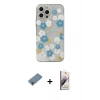 MARSİLYAN™- iPhone 13 Pro Max Kılıf Eksen Asil Prime - Siyah Bilvis 3D Mat Cam Ekran Koruyucu + Metal Kamera Lens Koruma Cam - MR