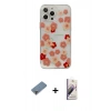 MARSİLYAN™- iPhone 13 Pro Max Kılıf Eksen Asil Prime - Siyah Bilvis 3D Mat Cam Ekran Koruyucu + Metal Kamera Lens Koruma Cam - MR