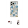 MARSİLYAN™- iPhone 13 Pro Max Kılıf Eksen Asil Prime - Siyah Bilvis 3D Mat Cam Ekran Koruyucu + Pers Alüminyum Kamera Lens - KI