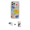 MARSİLYAN™- iPhone 13 Pro Max Kılıf Eksen Asil Prime - Siyah Bilvis 3D Mat Cam Ekran Koruyucu + Pers Alüminyum Kamera Lens - LT