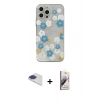 MARSİLYAN™- iPhone 13 Pro Max Kılıf Eksen Asil Prime - Siyah Bilvis 3D Mat Cam Ekran Koruyucu + Pers Alüminyum Kamera Lens - LT