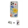 MARSİLYAN™- iPhone 13 Pro Max Kılıf Eksen Asil Prime - Siyah Bilvis 3D Mat Cam Ekran Koruyucu + Rainbow Kamera Lens Koruma Cam - BZ