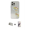 MARSİLYAN™- iPhone 13 Pro Max Kılıf Eksen Asil Prime - Siyah Bilvis 3D Mat Cam Ekran Koruyucu + Rainbow Kamera Lens Koruma Cam - REGD