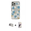 MARSİLYAN™- iPhone 13 Pro Max Kılıf Eksen Asil Prime - Siyah Bilvis 3D Mat Cam Ekran Koruyucu + Rainbow Kamera Lens Koruma Cam - MR