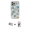 MARSİLYAN™- iPhone 13 Pro Max Kılıf Eksen Asil Prime - Siyah Bilvis 3D Mat Cam Ekran Koruyucu + Rainbow Kamera Lens Koruma Cam - REGD