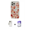 MARSİLYAN™- iPhone 13 Pro Max Kılıf Eksen Asil Prime - Siyah Bilvis 5in1 3D Magic Cam Ekran Koruyucu + Shine Kamera Lens - GD