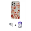 MARSİLYAN™- iPhone 13 Pro Max Kılıf Eksen Asil Prime - Siyah Bilvis 5in1 3D Magic Cam Ekran Koruyucu + Pers Alüminyum Kamera Lens - SABE