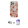 MARSİLYAN™- iPhone 13 Pro Max Kılıf Eksen Asil Prime - Siyah Bilvis 5in1 3D Magic Cam Ekran Koruyucu + Rainbow Kamera Lens Koruma Cam - MI