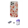 MARSİLYAN™- iPhone 13 Pro Max Kılıf Eksen Asil Prime - Siyah Bilvis 5in1 3D Magic Cam Ekran Koruyucu + Renkli Kamera Lens Koruma Cam - TU
